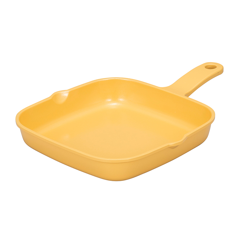 COPAN GRILL PLATE SQUARE 18X18CM MUSTARD, , large