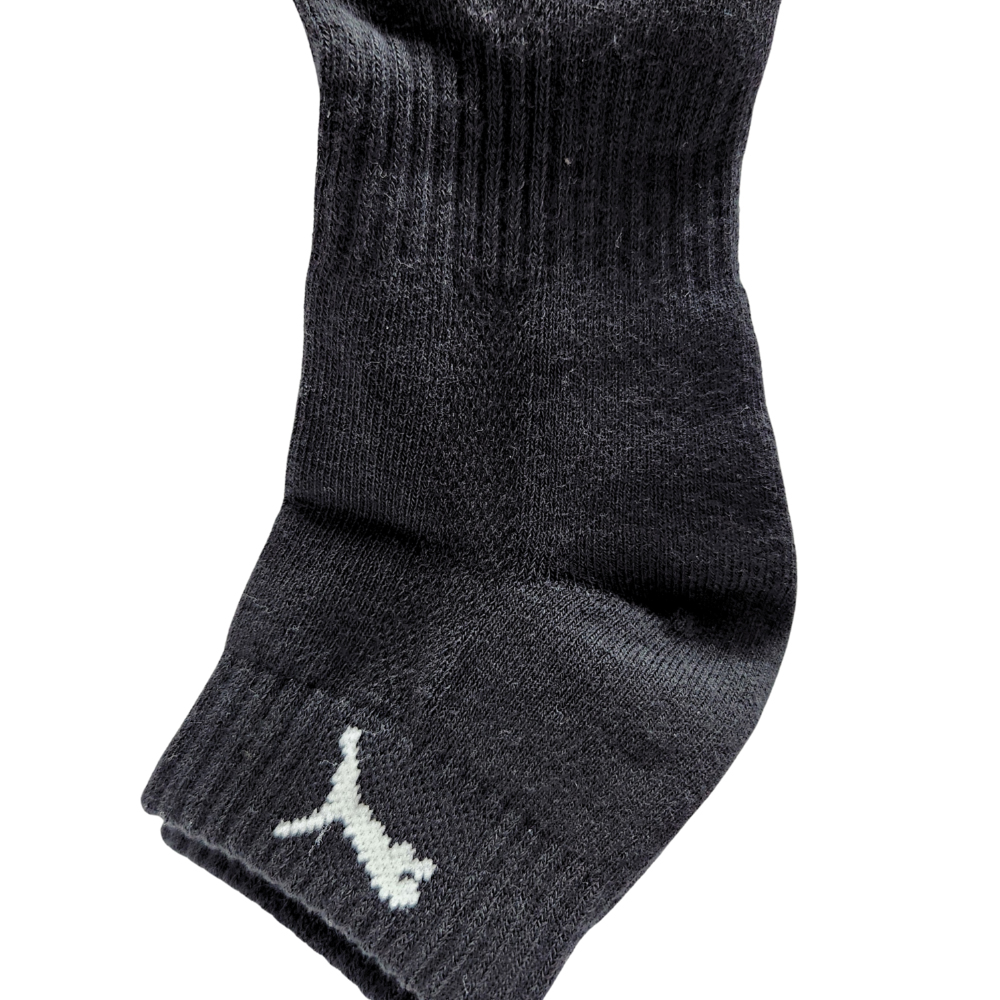 [秉宸] PUMA NOS厚底短襪 2入 黑 BB098704, , large