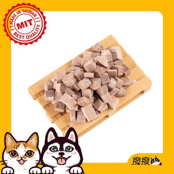 【撥撥】台灣牛肉丁 - 嚴選神農獎御牧牛，貓狗適用原肉凍乾｜每包25g, , large