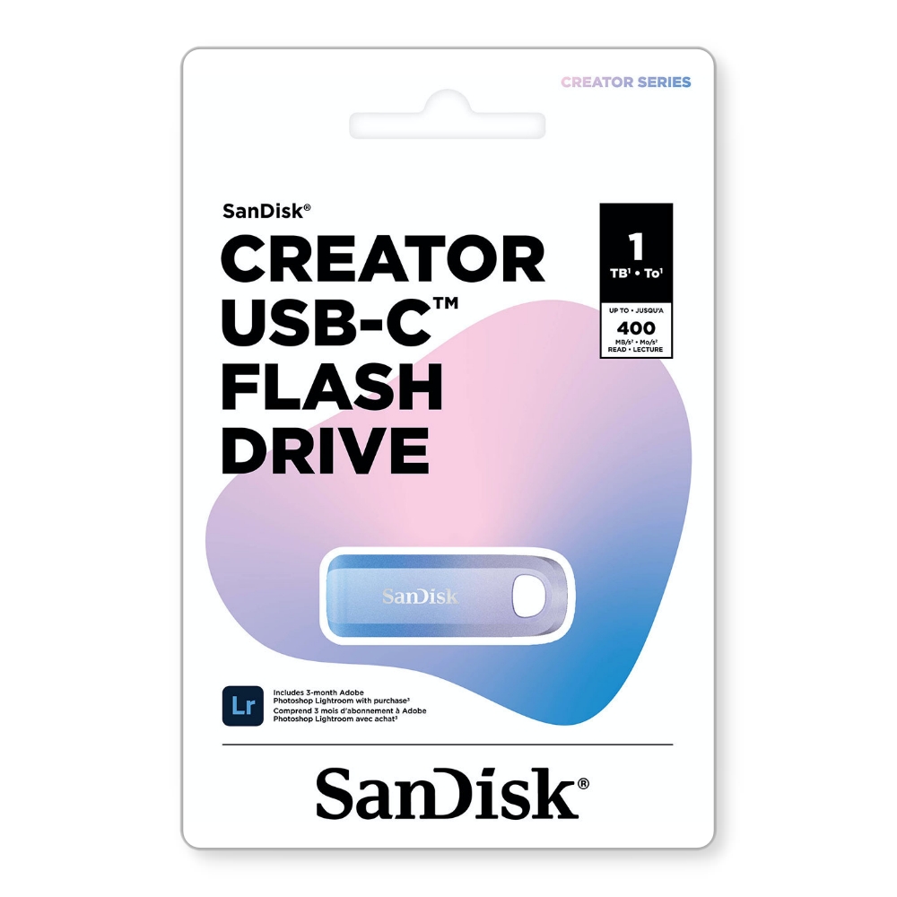 【SanDisk】CZ75C Creator 1TB USB Type-C 隨身碟 高達 400MB/s, , large