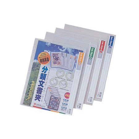 【連勤】PP 11孔 分類公文夾 A4 橫式（顏色隨機）12入/包 LC-115, , large