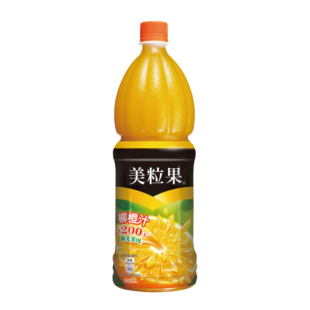 美粒果柳橙汁Pet1250ml, , large