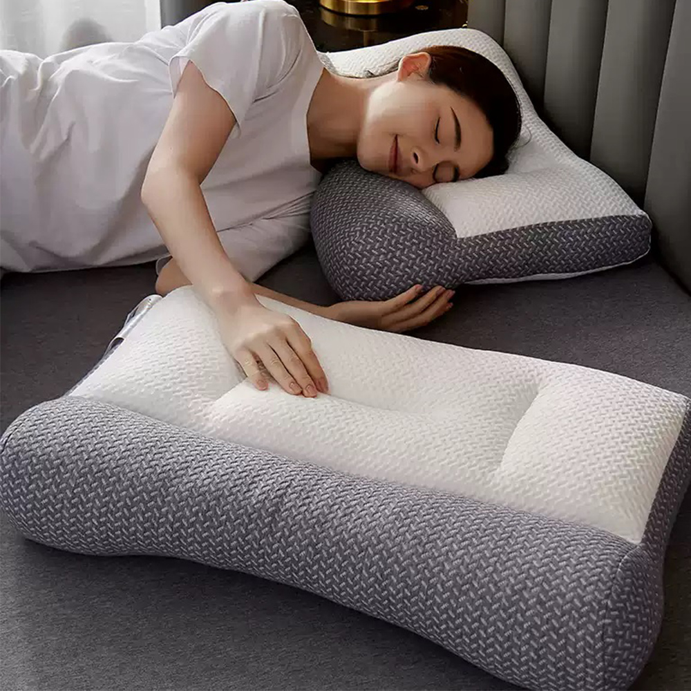 【Galatea 葛拉蒂】深度睡眠4D減壓牽引舒頸枕送涼感枕頭套, , large