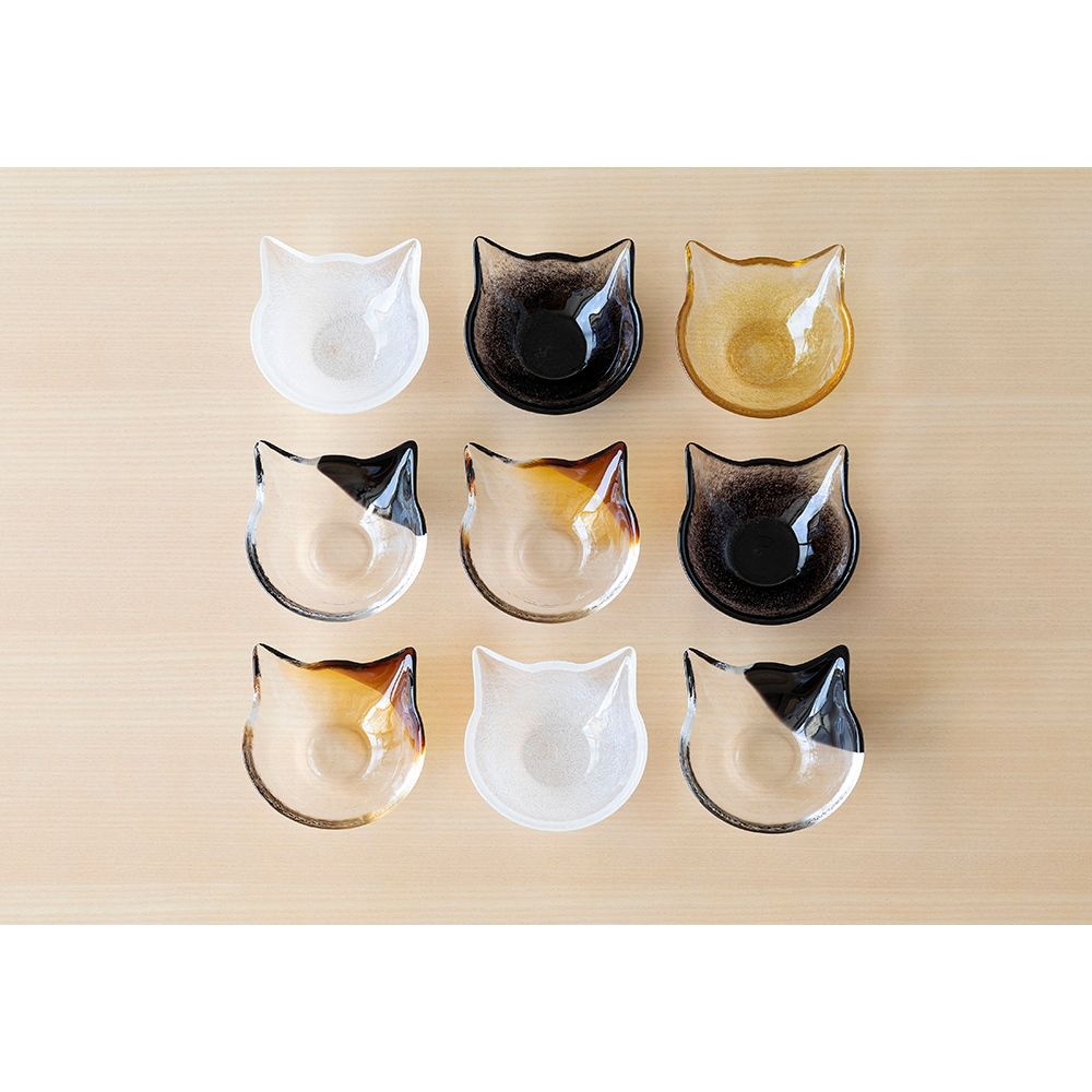 日本ADERIA 手作貓咪碗 五款花色 金益合玻璃器皿, , large