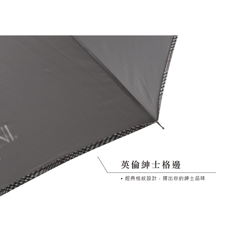 【周周生活】雨傘 現貨  直傘 英綸紳士格邊 大雨傘 防潑水 遮陽傘 抗uv 傘 高爾夫球傘 晴雨傘 快速出貨, , large