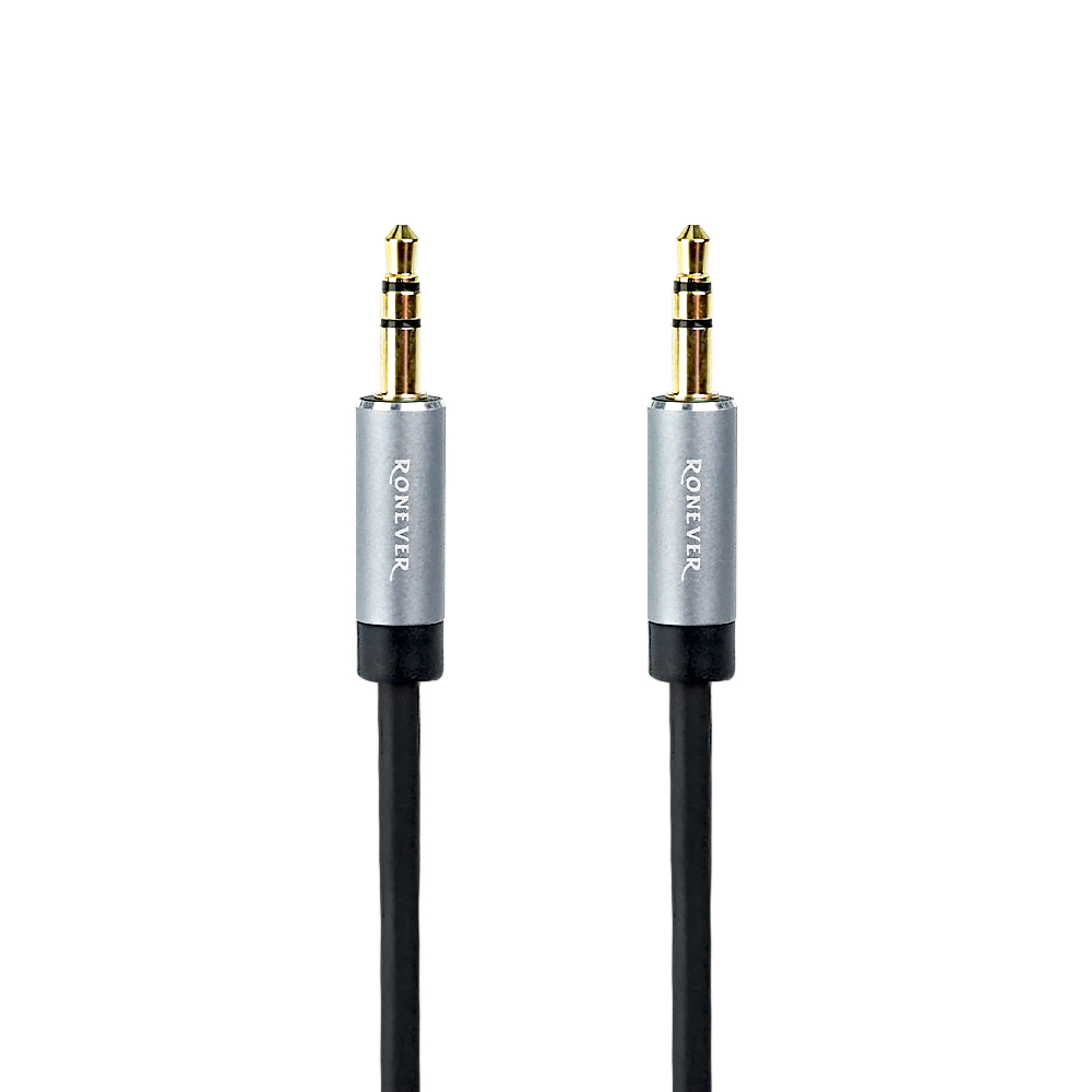 [RONEVER] 鋁合金三極插音源線-公對公-120CM VPC-94, , large