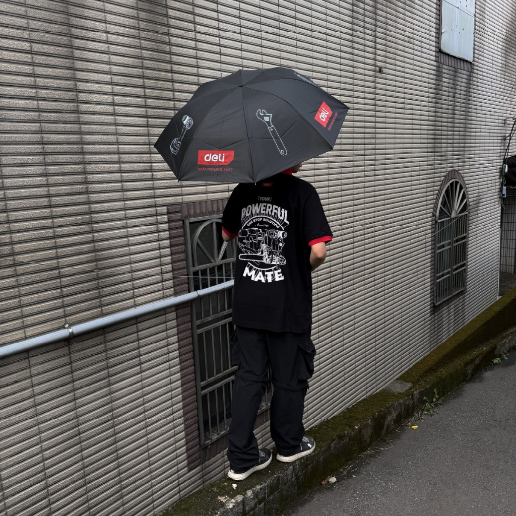 【得力工具 deli tools】工具 摺疊傘 反向摺疊傘, , large