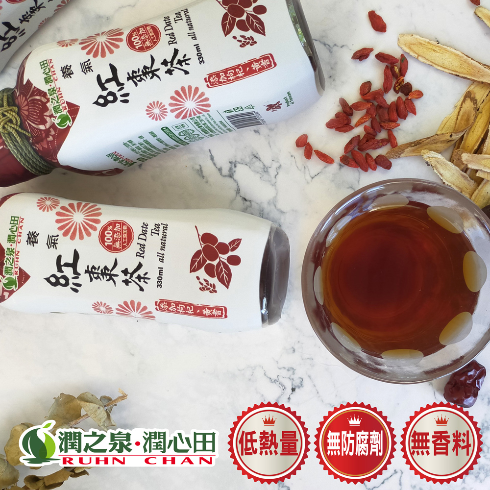 【潤之泉】紅棗茶 330mlx24瓶, , large