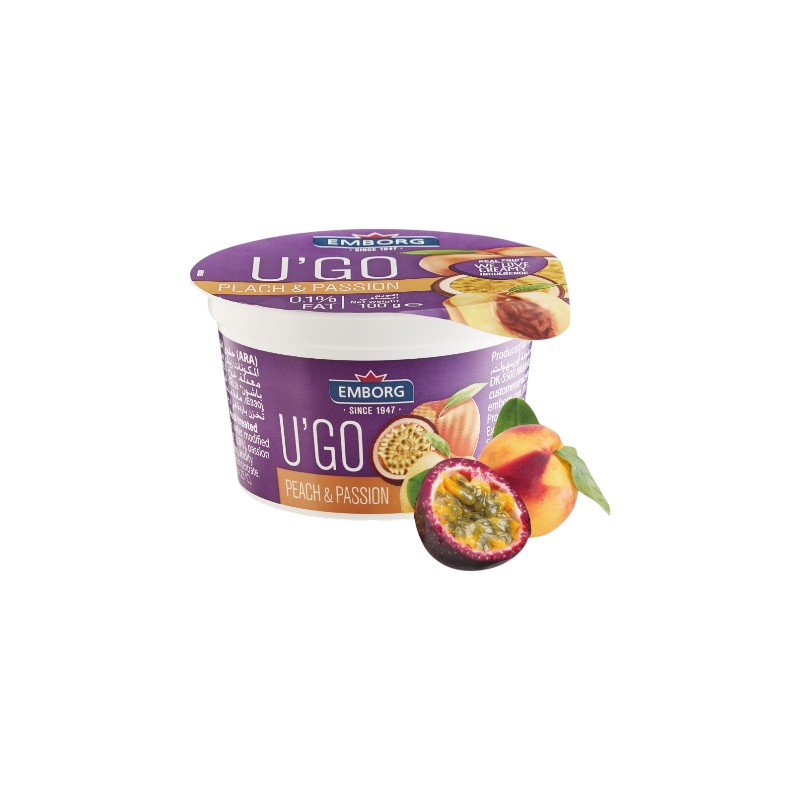 U GO Peach/Passion Milk Dessert, , large