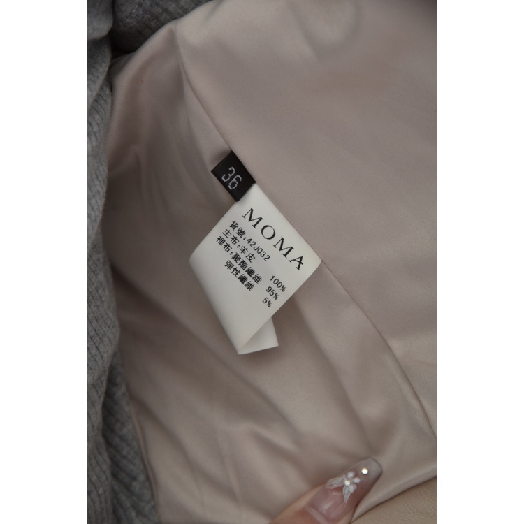 (S) moma質感羊皮杏色外套二手衣, , large