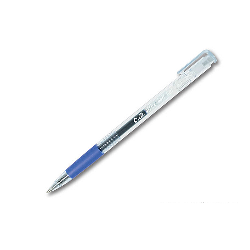 【O.B.】Office-ballGel自動中性筆0.5mm單色 12支/盒 OB-200T - 多款可選, , large