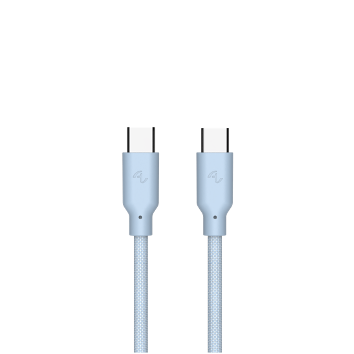 [萬摩科技]Allite Easy Cable 磁吸收納編織快充線（USB-C to USB-C）寶寶藍, , large