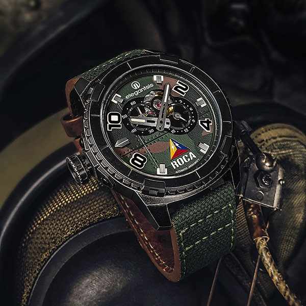elegantsis 陸軍裝甲部隊限量機械腕錶-48mm ELJX48AS-ROCA-MA, , large