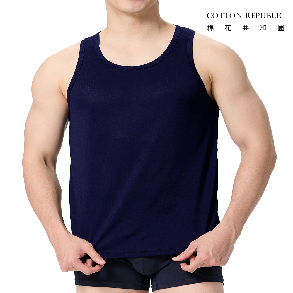 CR DAILY涼感隨行網眼背心, , large