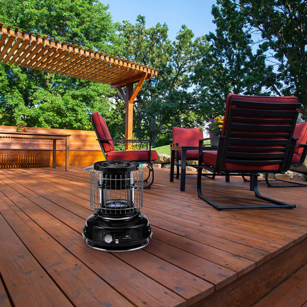 【可易家電】日本千石阿拉丁卡式瓦斯暖爐(玻璃觀賞版) SAG-BF03B (爵士黑), , large