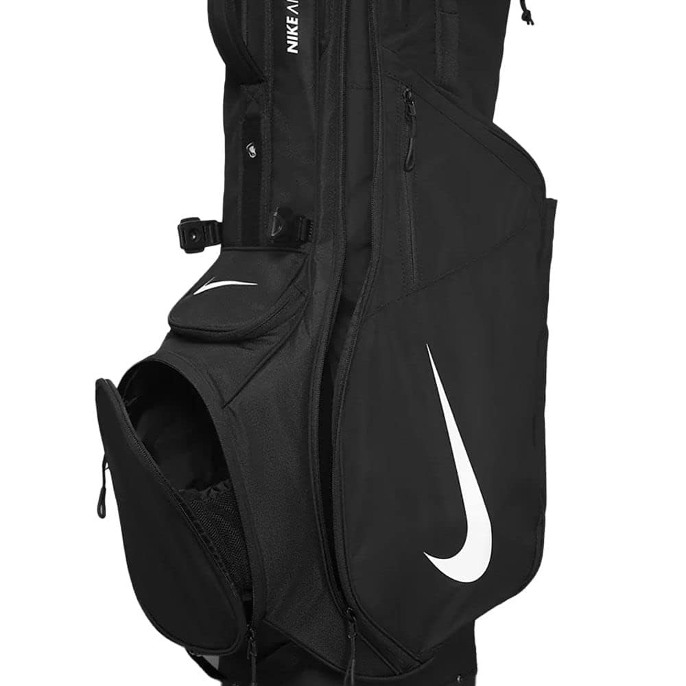 NIKE AIR HYBRID 2 腳架袋 球桿袋 高爾夫球袋 14格 保冷袋 防水罩 雙背帶 可拆球袋 耐用束帶 黑, , large