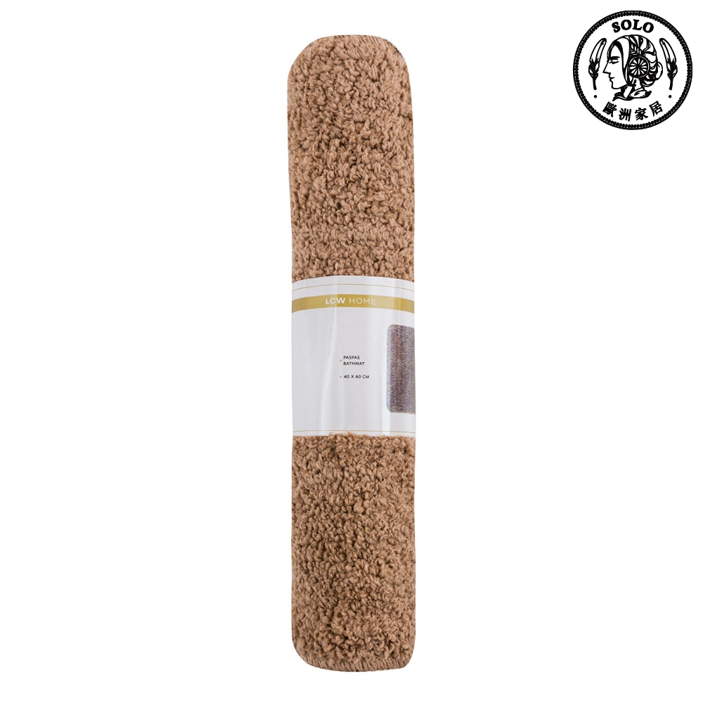 【SOLO Vintage】LCW Home 40x60cm Caramel Brown Anti-slip Absorbent Bathroom Floor Mat, , large