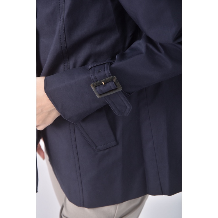 (S) 23区 Vingt trois arrondissements質感風衣藍色外套二手衣, , large