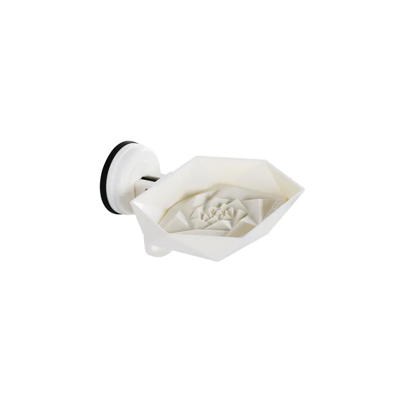 [FECA] F3 Rose Suction Soap Holder-Pure White