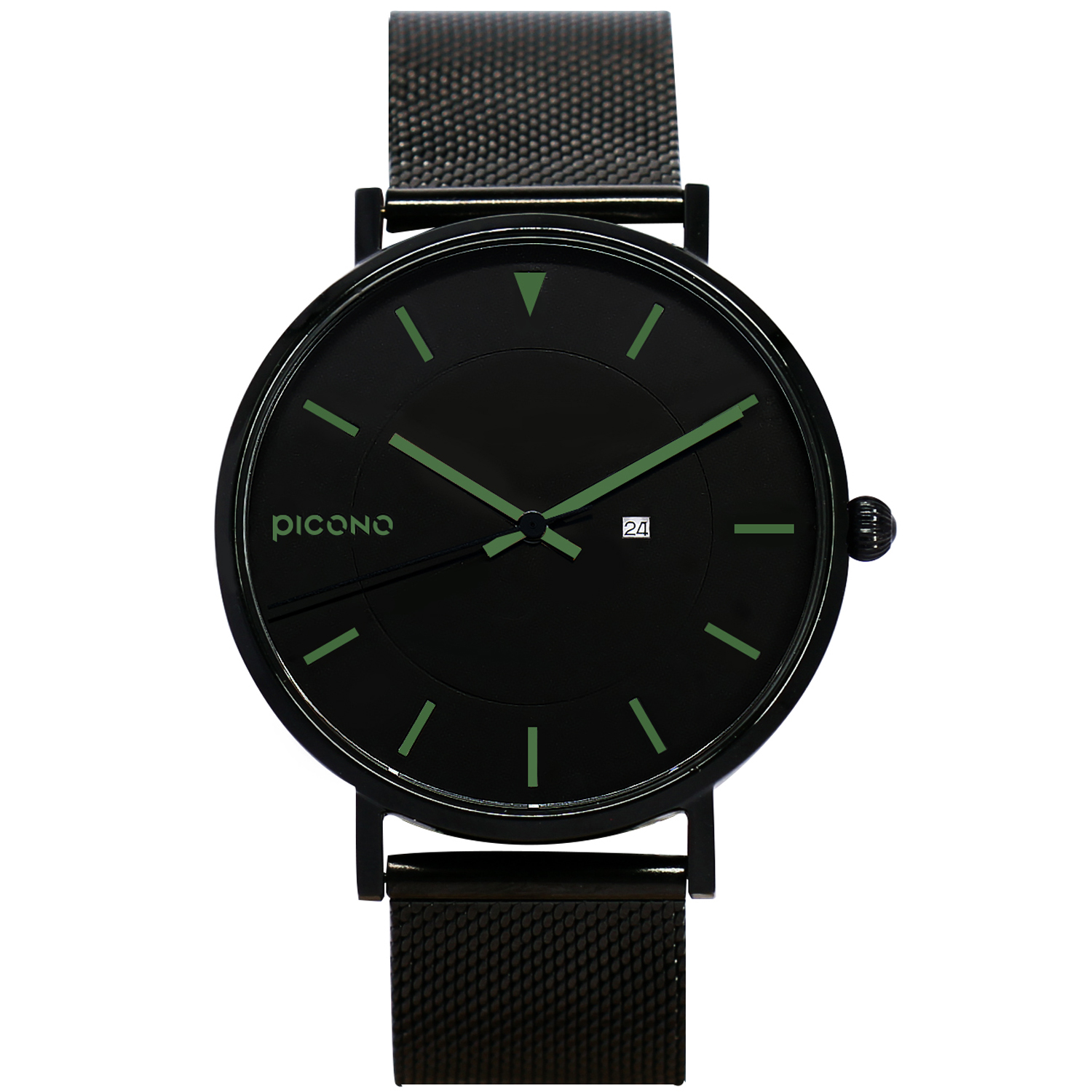 【PICONO】RGB collection quickly release stainless steel strap watch-Green / RGB-6402, , large