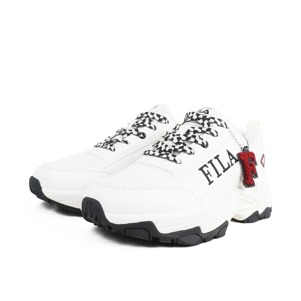 Kixpress-Fila Clunky Sneaker 女 運動休閒鞋 經典厚底 老爹鞋 白黑 [5-J939Y-110], , large