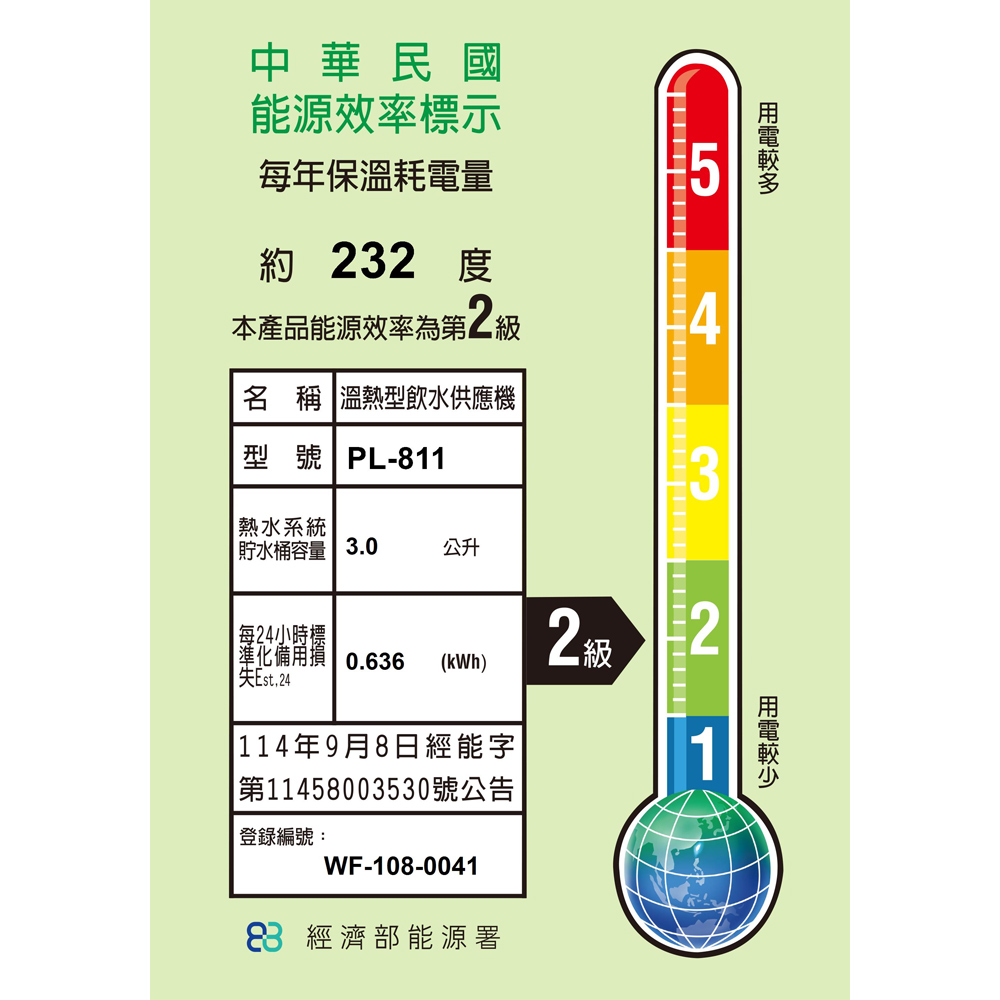 POLAR 普樂 不鏽鋼溫熱自動補水(開飲)機 PL-811, , large