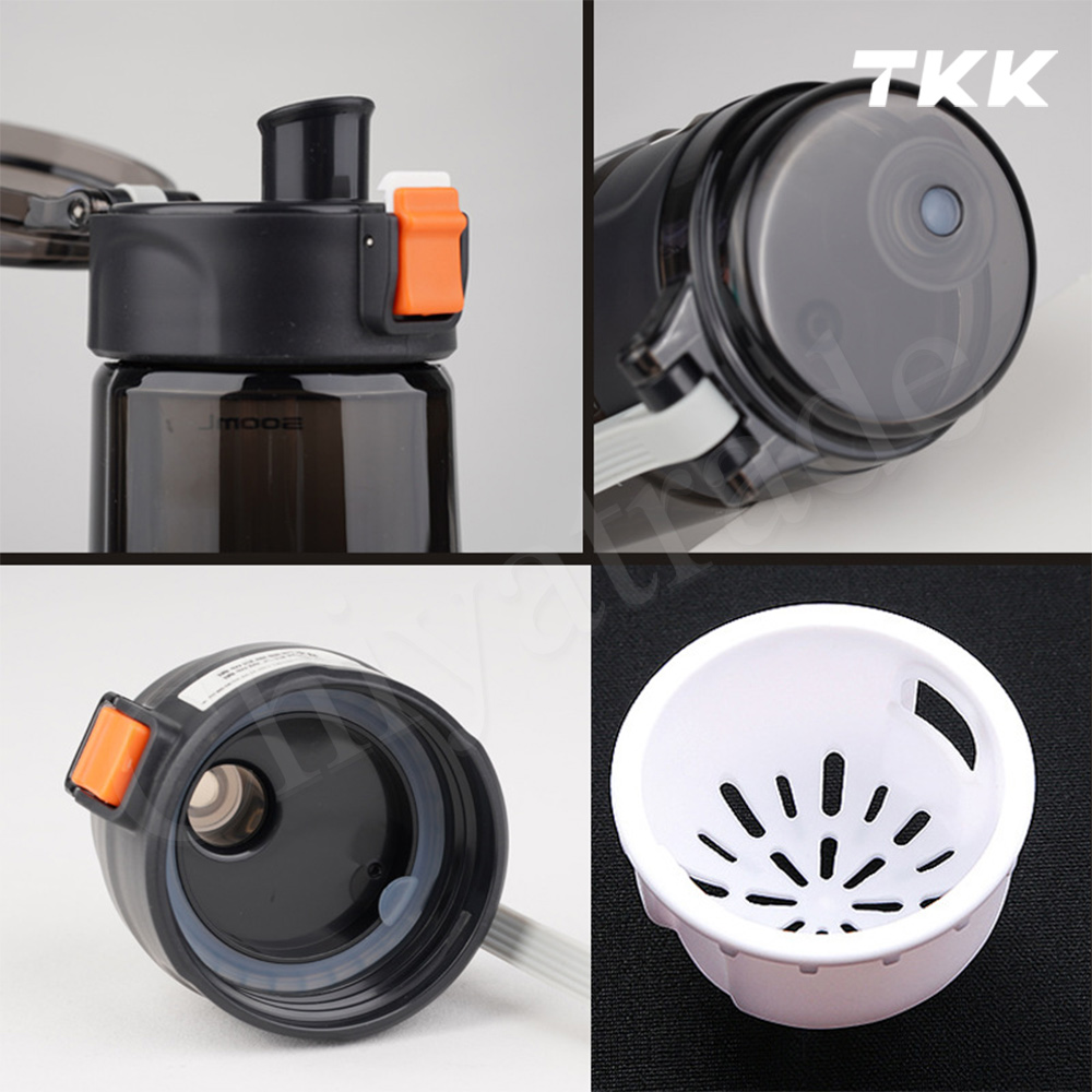 【TKK】美國進口Tritan辛格系列 手提式 運動水壺550ML(直飲口設計)-買一送一(共兩入), , large