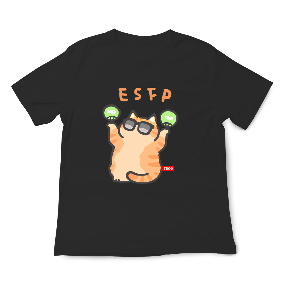 JZ TEE MBTI Cat ESFP-Performer Graphic Tee, , large