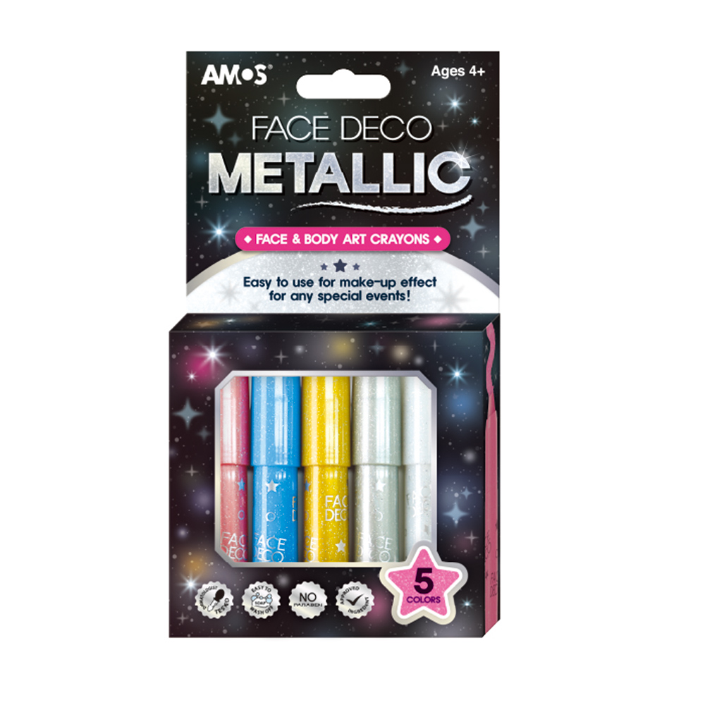 【韓國AMOS】5色閃亮人體彩繪棒, , large