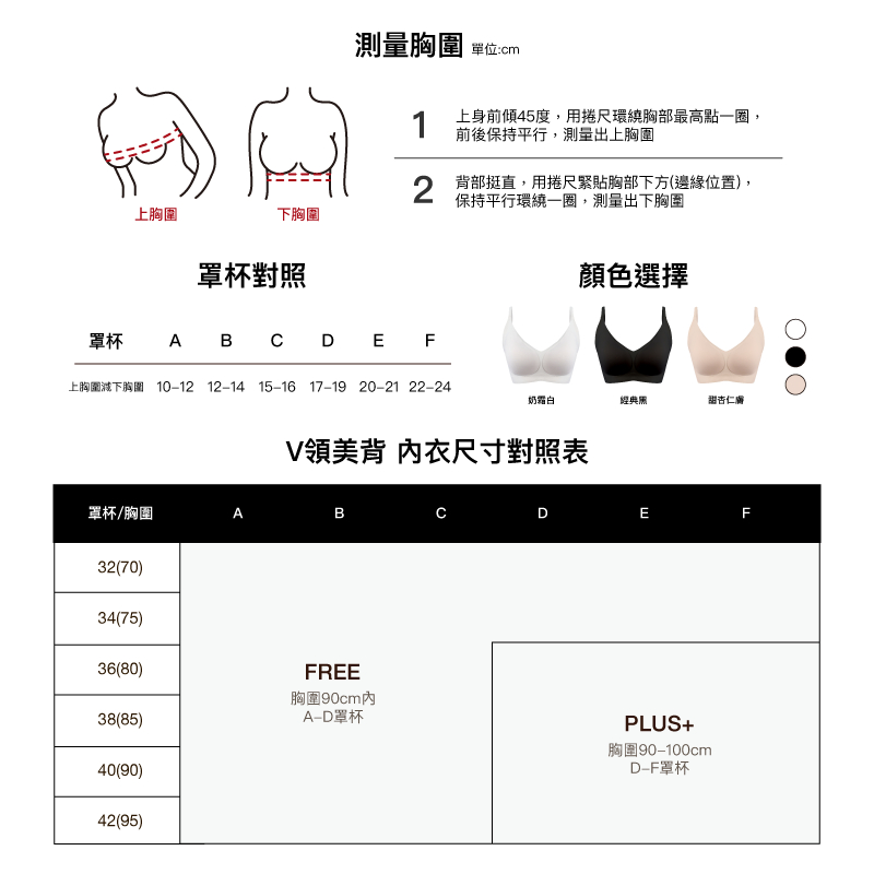 【美背款】24HRS失憶內衣【奶霜白Plus】內衣 運動內衣 無鋼圈內衣 無痕無感內衣 , , large