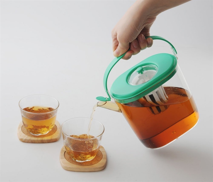 Heat-resistant tea kettle, 1.3L, , large