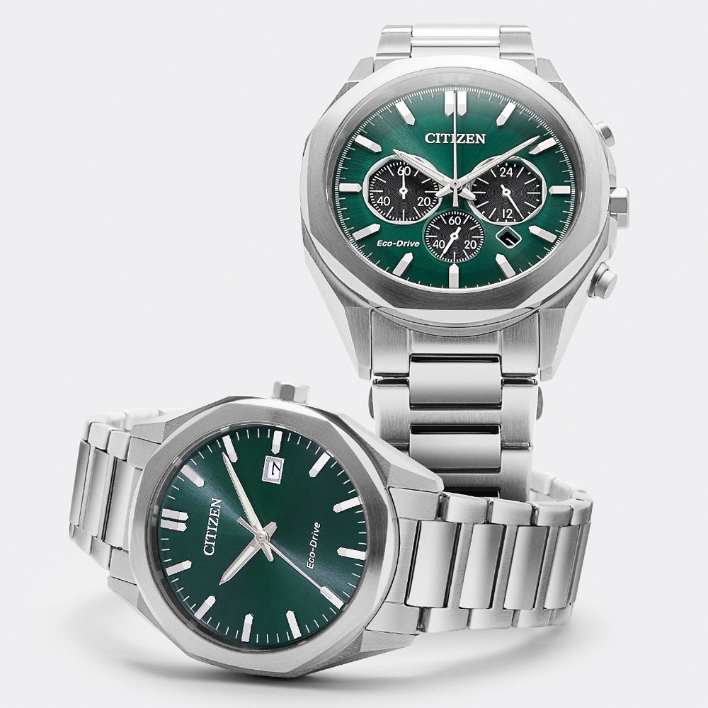 CITIZEN 星辰 光動能紳士計時手錶 CA4590-81X, , large