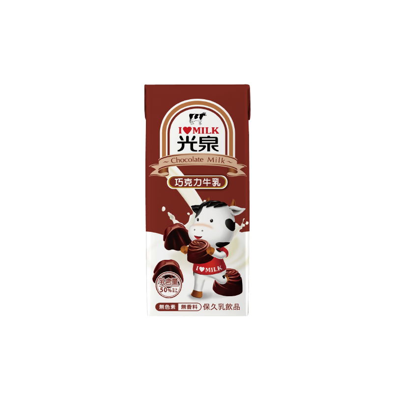 光泉巧克力牛乳330ml, , large
