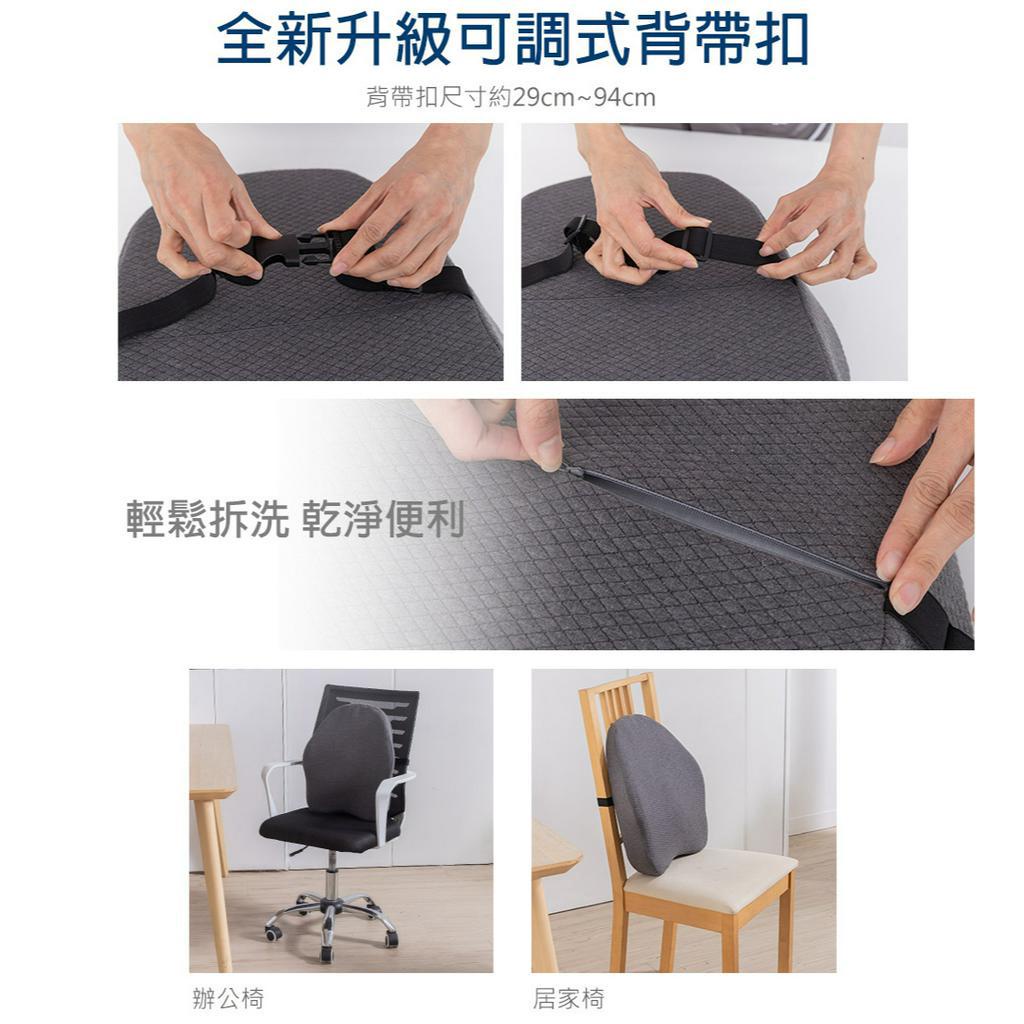 【日本旭川】AIRFit氧活力進階版人體工學護脊腰靠坐墊組  透氣 坐墊 腰靠墊 椅子靠墊 坐靠墊 辦公 電腦椅 記憶棉, , large