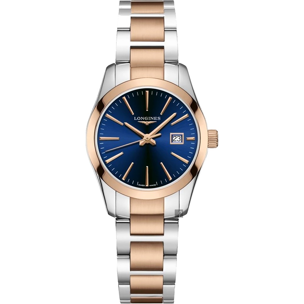 LONGINES 浪琴 Conquest 征服者石英女錶-29.5mm L22863927, , large