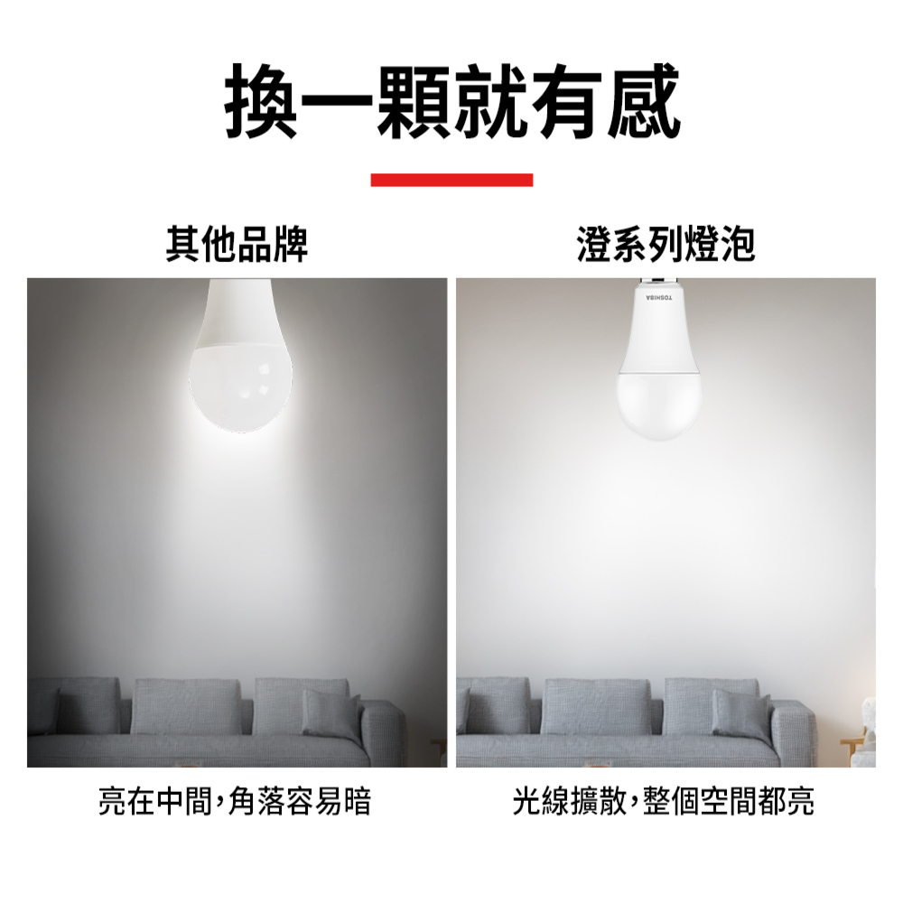 [TOSHIBA] 10-pack of Cheng Series LED Wide-Angle Bulbs, 15.8W, High Brightness, Energy Saving (Daylight Color), , large