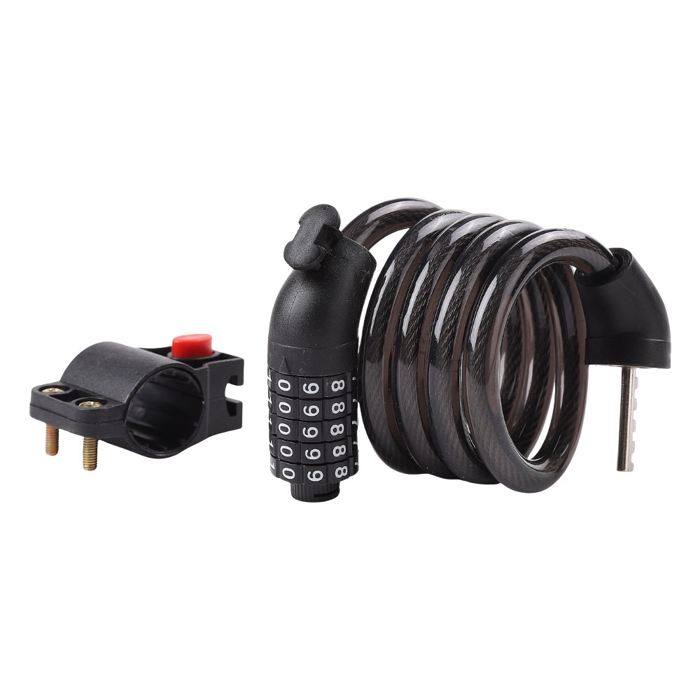 1.2M bicycle five-digit combination lock, , large