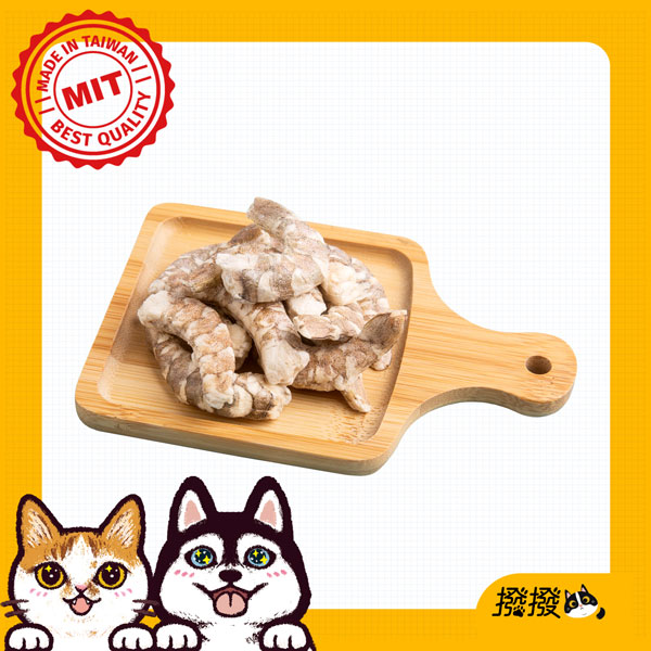 [撥撥] 無毒白蝦仁 - 東部純淨海水養殖，貓狗適用原肉凍乾｜每包20g, , large