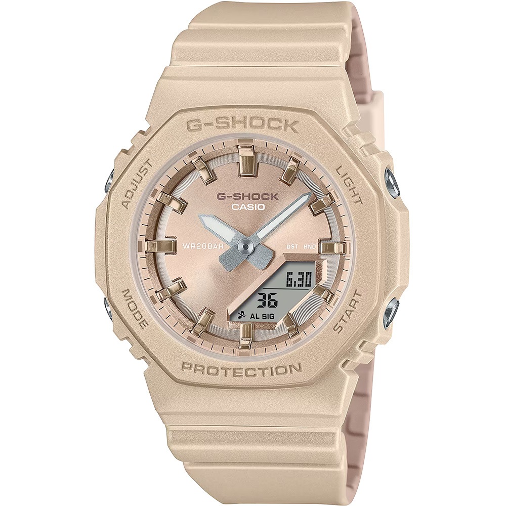 CASIO 卡西歐 G-SHOCK 珍珠光系列八角手錶 女錶 GMA-P2100ST-9A, , large