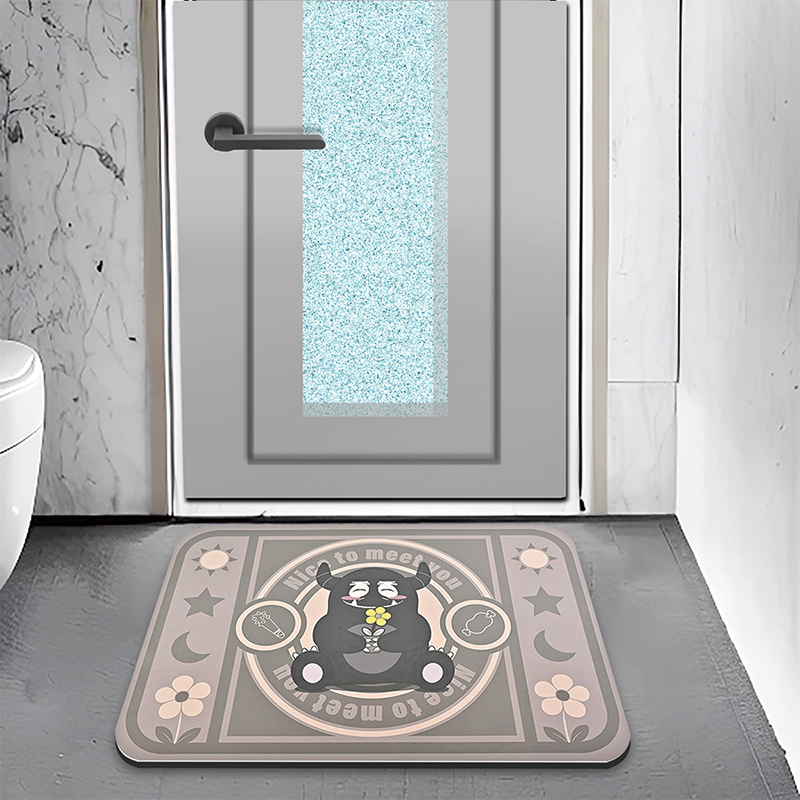 【Monster】 Soft Diatomaceous Earth Absorbent Mat (60x40cm) – Magic Monster, , large