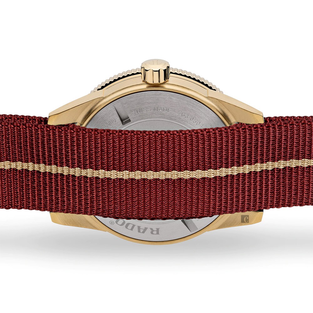RADO 雷達 庫克船長青銅自動機械腕錶-42mm R32504407, , large