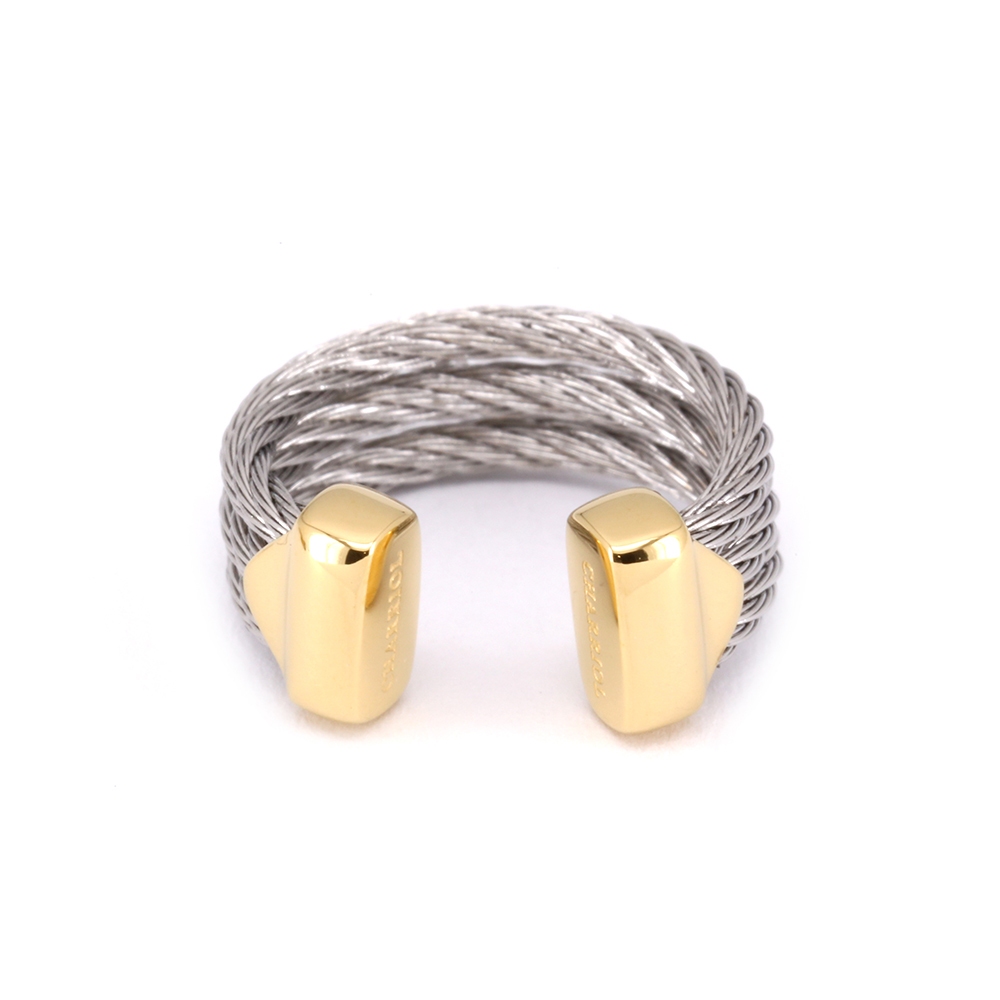 CHARRIOL 夏利豪 CELTIC 三層鋼索耳骨夾 03-104-1280-1, , large