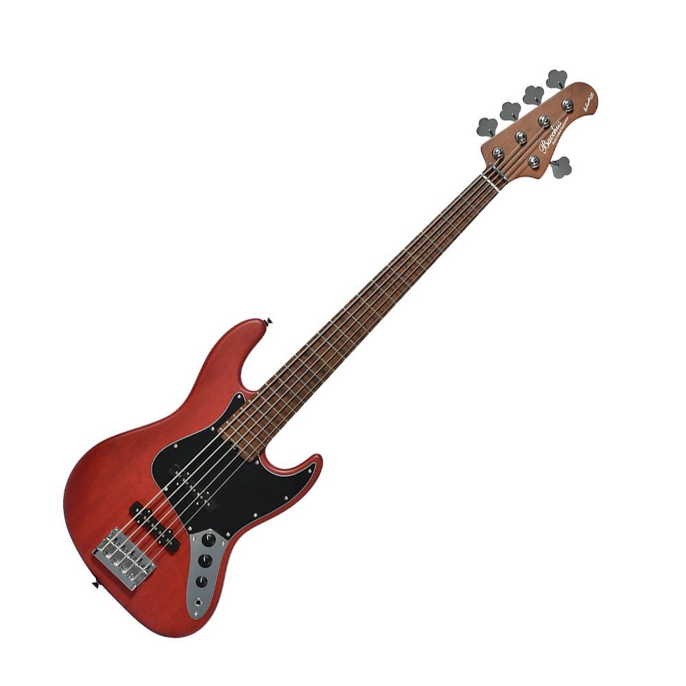 Bacchus WL5-STD/RSM 五弦電貝斯 RED-S【敦煌樂器】, , large