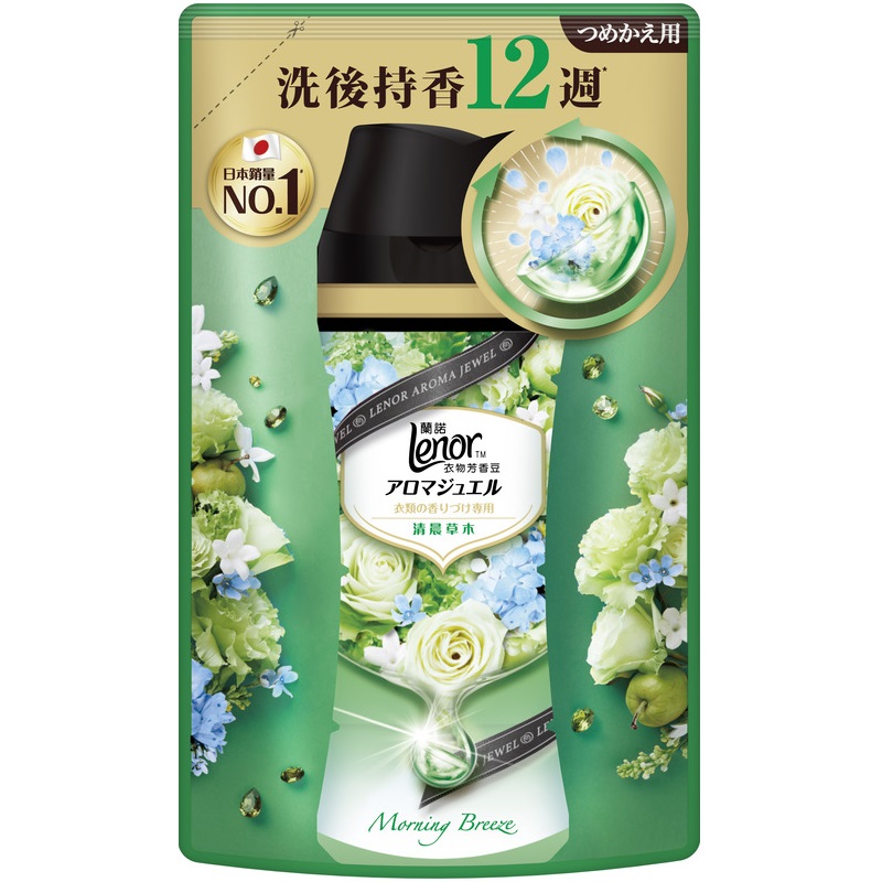 蘭諾衣物芳香豆清晨草木455ml, , large