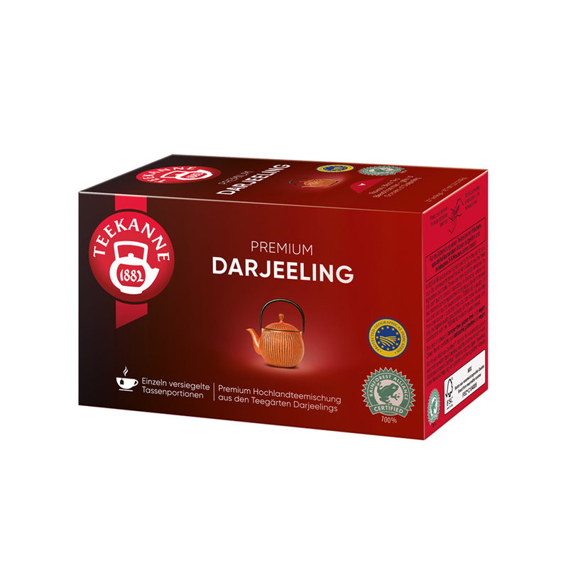 【TEEKANNE】Premium Darjeeling  RFA (1.75g x 20 bags/box) , , large