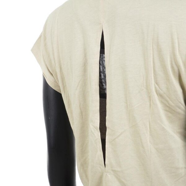 Adidas Tee W 女 短袖 上衣 T恤 亞洲版 運動 休閒 寬鬆 後背鏤空 淺褐 [GP9750], , large