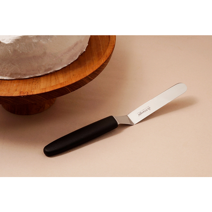 蓋瑞廚物【Triangle 三角牌 德國高質感廚房工具 彎抹刀 9CM 12CM 有洞 無洞】蛋糕抹刀 抹刀 曲身抹刀, , large