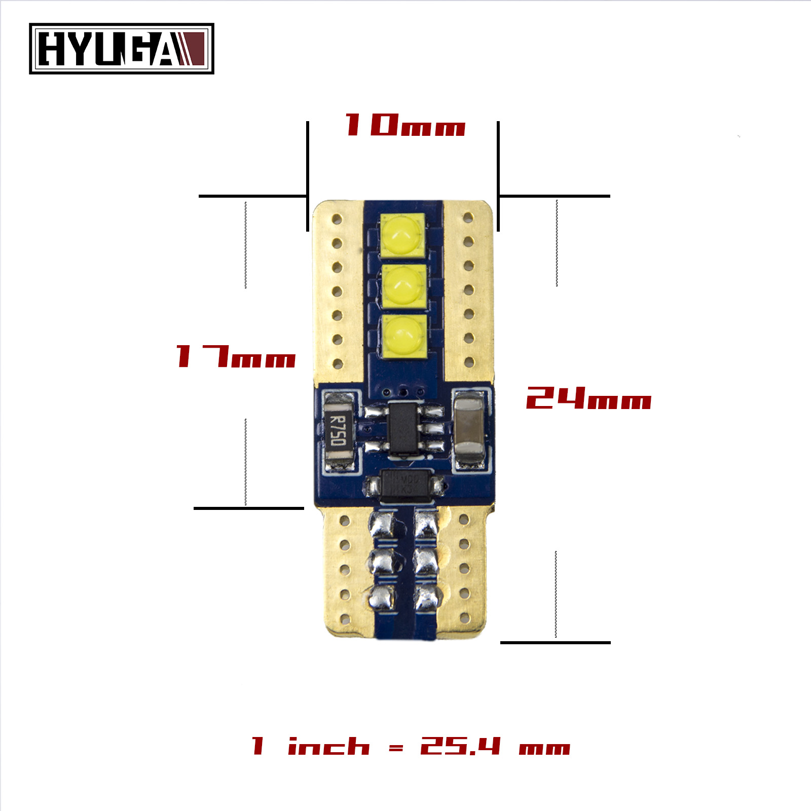 [PA LED] HX-1｜LED T10 Automotive Bulb White, , large