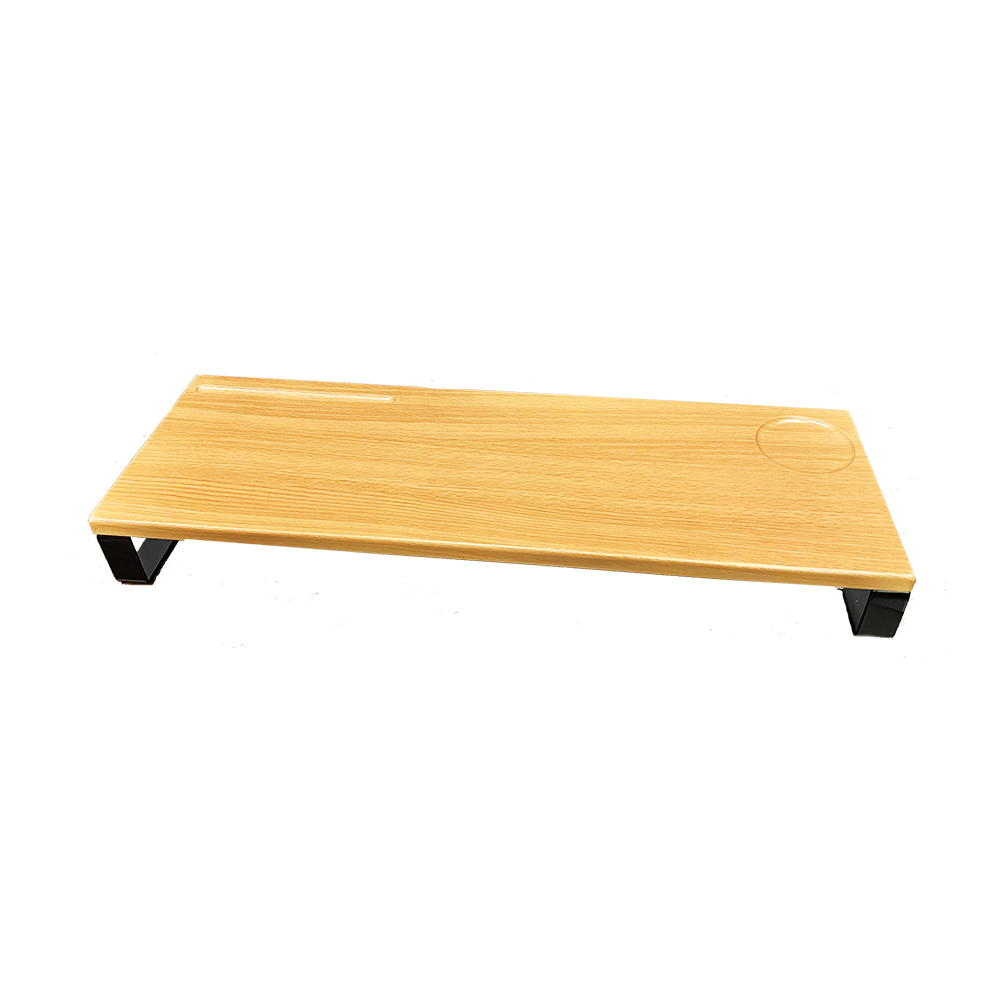 金德恩 GS MALL 台灣製造 雙槽置物增高電腦螢幕架 桌上架 收納架 電腦架 增高架 鍵盤架 主機架 螢幕架 電腦架, , large