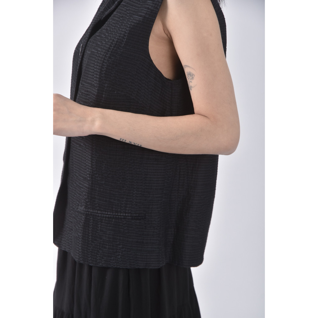 (S) cbr背心黑色外套二手衣, , large